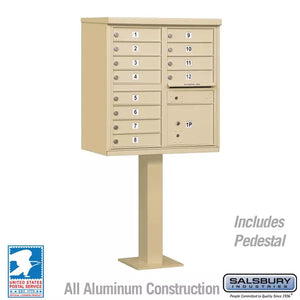 3312-U-Cluster Mailbox-Sandstone