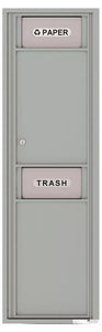 4C16S-Bin-4C Horizontal Mailbox-Silver Speck