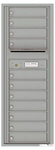 4C13S-11-4C Horizontal Mailbox-Silver Speck