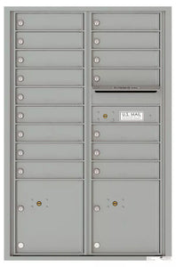 4C13D-16-4C Horizontal Mailbox-Silver Speck