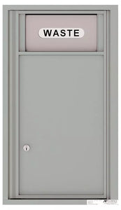 4C08S-Bin-4C Horizontal Mailbox-Silver Speck