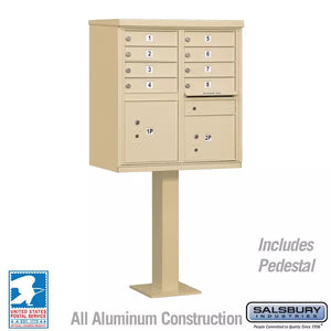 3308-U-Cluster Mailbox-Sandstone