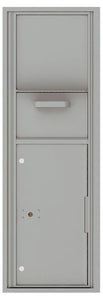 4C14S-HOP-4C Horizontal Mailbox-Silver Speck