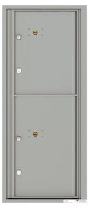 4C11S-2P-4C Horizontal Mailbox-Silver Speck