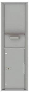 4C16S-HOP-4C Horizontal Mailbox-Silver Speck