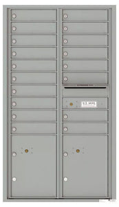 4C15D-18-4C Horizontal Mailbox-Silver Speck