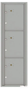 4C15S-3P-4C Horizontal Mailbox-Silver Speck