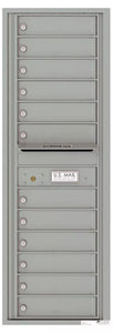 4C14S-12-4C Horizontal Mailbox-Silver Speck