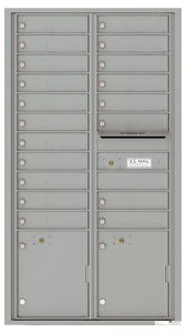 4C16D-19-4C Horizontal Mailbox-Silver Speck