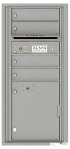 4CADS-04-4C Horizontal Mailbox-Silver Speck