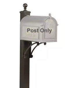 Whitehall Deluxe Post, Ball Finial and Brackets (Choose Color)