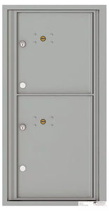 4C09S-2P-4C Horizontal Mailbox-Silver Speck