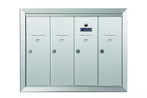 12504HA-Vertical Apartment Mailbox-Aluminum