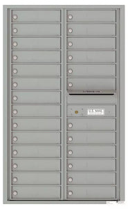 4C14D-26-4C Horizontal Mailbox-Silver Speck