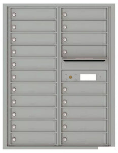 4C11D-20-4C Horizontal Mailbox-Silver Speck