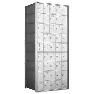 160095A-4B Horizontal Mailbox-Anodized Aluminum