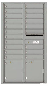 4C16D-20-4C Horizontal Mailbox-Silver Speck