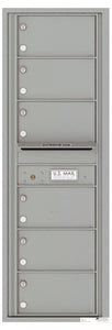 4C14S-06-4C Horizontal Mailbox-Silver Speck