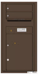 4C09S-02-4C Horizontal Mailbox-Antique Bronze