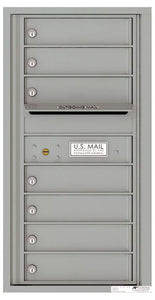 4C09S-07-4C Horizontal Mailbox-Silver Speck