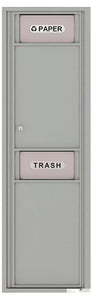 4C15S-Bin-4C Horizontal Mailbox-Silver Speck