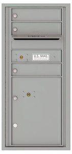 4CADS-03-4C Horizontal Mailbox-Silver Speck