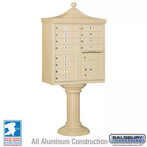 3312R-U-Cluster Mailbox-Sandstone