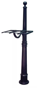 SPK-600-DBL - Ashland Mailbox Post with Dual Arm & Burial Kit